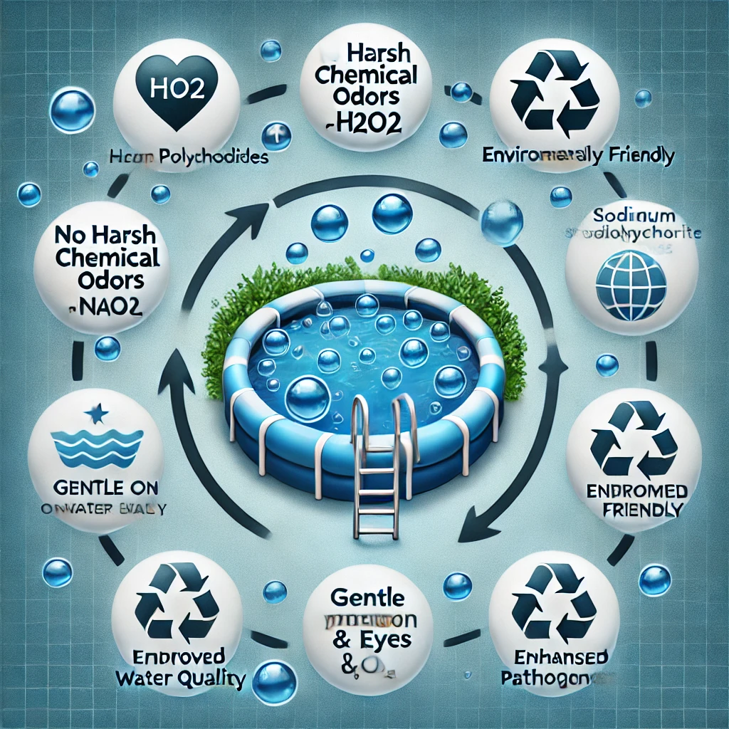 Role of Hydrogen Polyoxides in Replacing Sodium Hypochlorite in Pools – Advantages