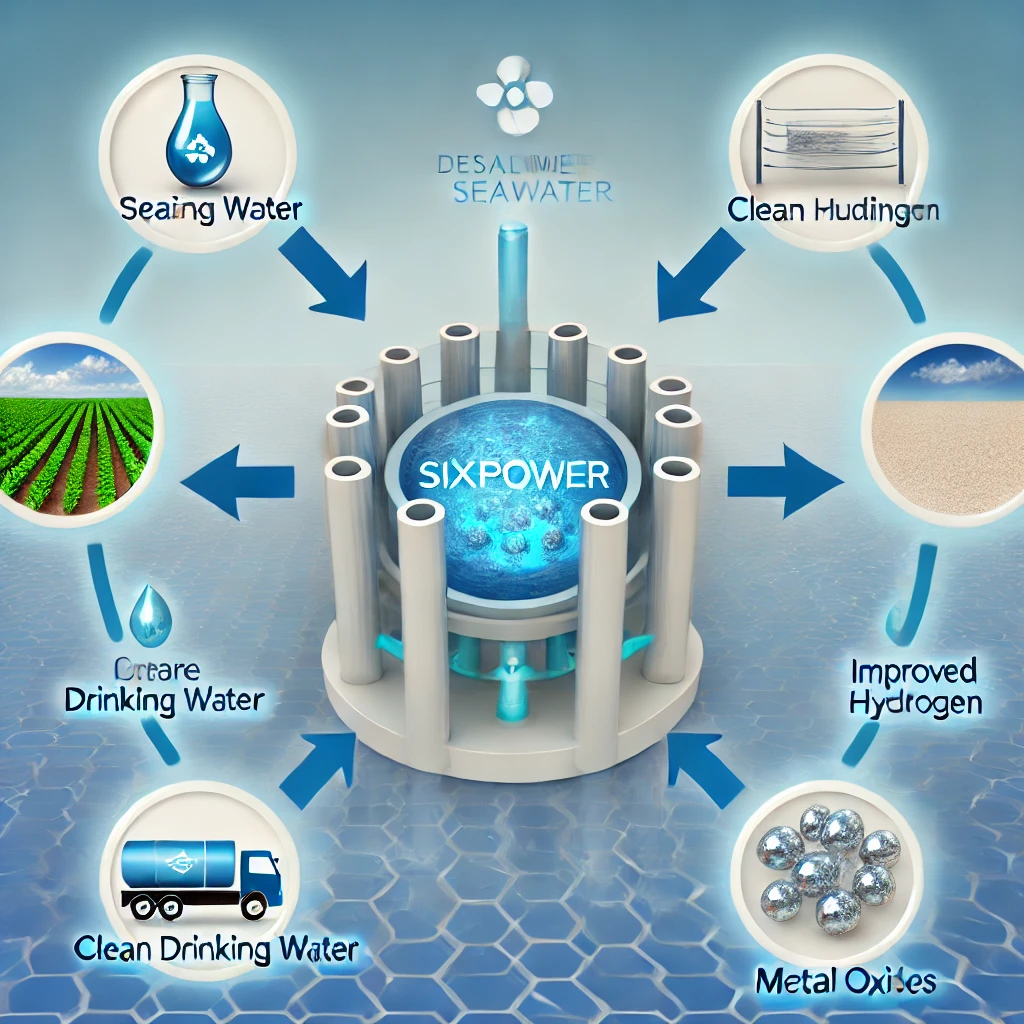 Production of Disinfectant Water with a pH of 2.8-3.5 Using SixPower Technology